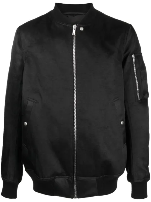 Veste bomber à fini satiné - Rick Owens - Modalova