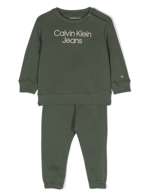 Calvin Klein Kids Tuta sportiva con ricamo