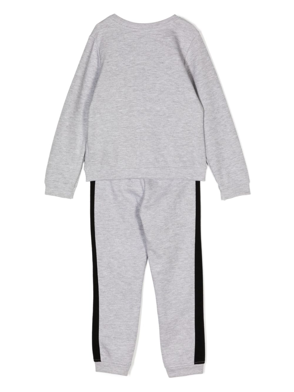 The North Face Kids logo-print cotton-blend tracksuit set - Grijs