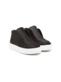 Andrea Montelpare leather slip-on sneakers - Black