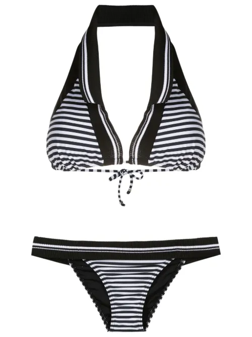Bikini rayé à dos nu - Amir Slama - Modalova