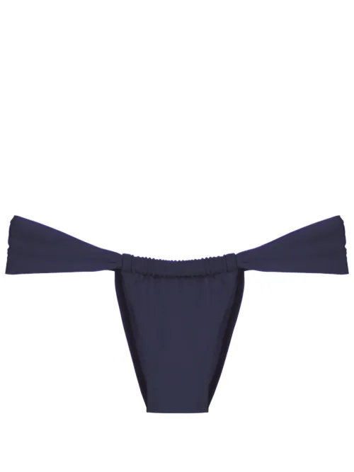 Bas de bikini froncé à taille basse - Amir Slama - Modalova