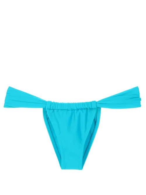Bas de bikini froncé à taille basse - Amir Slama - Modalova