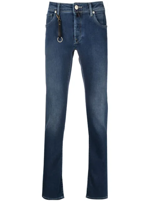 Incotex Halbhohe Tapered-Jeans