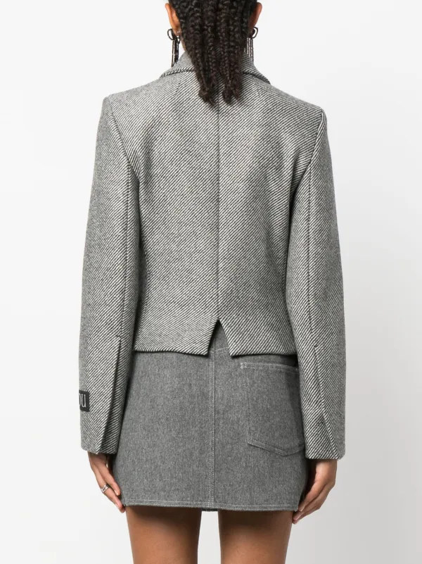 Patou テクスチャード ジャケット | グレー | FARFETCH JP