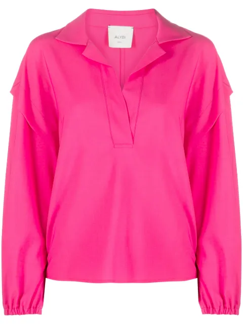 Alysi blouse à effet d'épaules descendues
