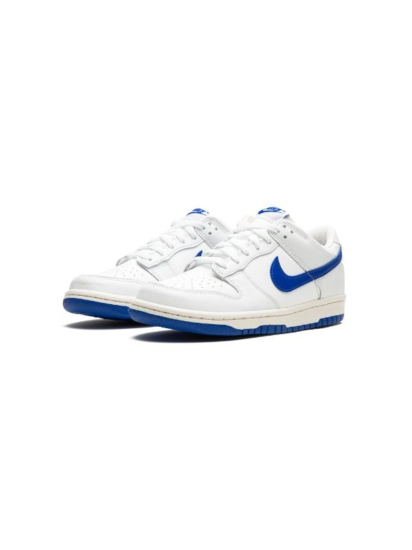 Nike Kids Dunk Low Black/White Sneakers - Farfetch