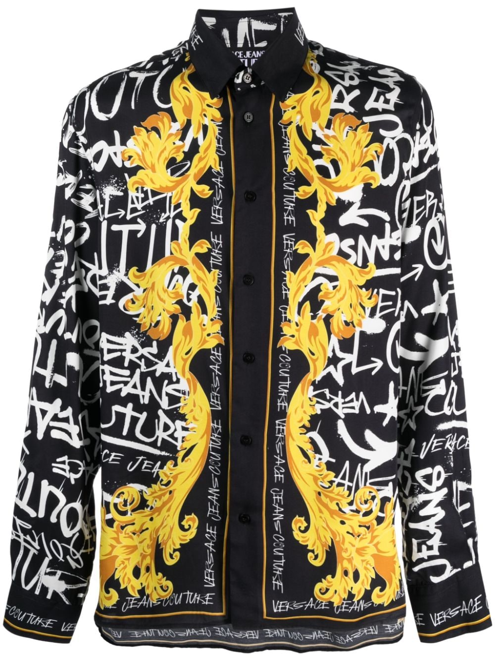 Image 1 of Versace Jeans Couture Overhemd met logoprint