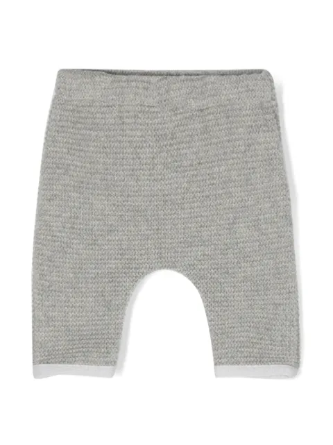 Douuod Kids logo-patch knitted trousers