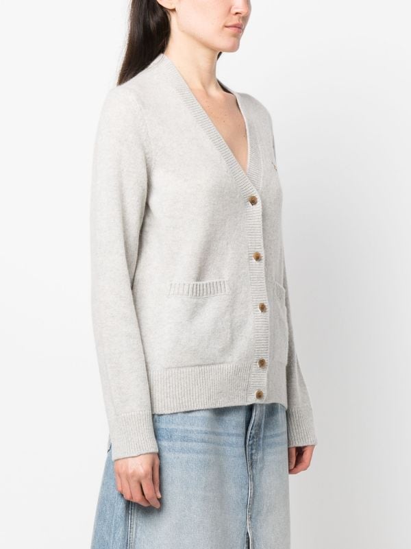 Valentino Garavani V Patch Wool Cardigan - M