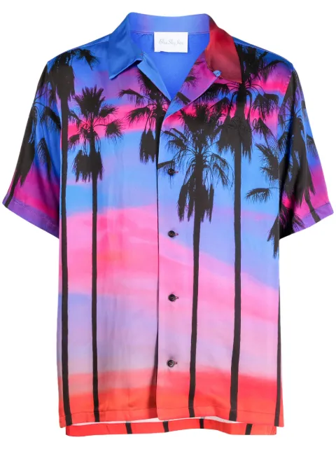 BLUE SKY INN graphic-print short-sleeve shirt 