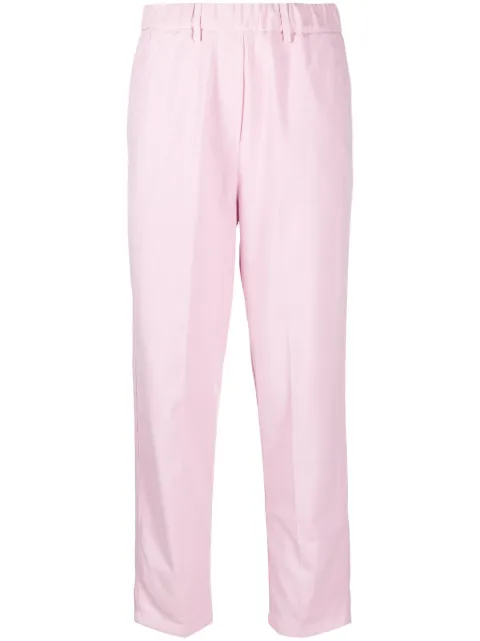 Alysi straight-leg cotton trousers