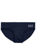 Ea7 Emporio Armani EA7 logo-print swimming trunks - Blue