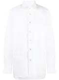 Kiton pointed-collar cotton shirt - White