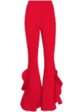 Cynthia Rowley Astro ruffled flared trousers