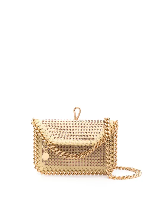 Portefeuille Falabella à ornements en cristal - Stella McCartney - Modalova