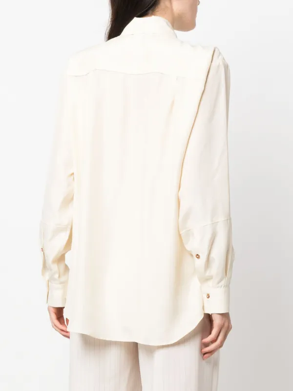 Alysi シルクシャツ | ニュートラル | FARFETCH JP