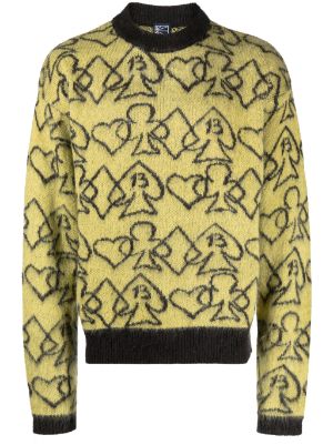 Louis Vuitton intarsia sweater, Luxury, Apparel on Carousell