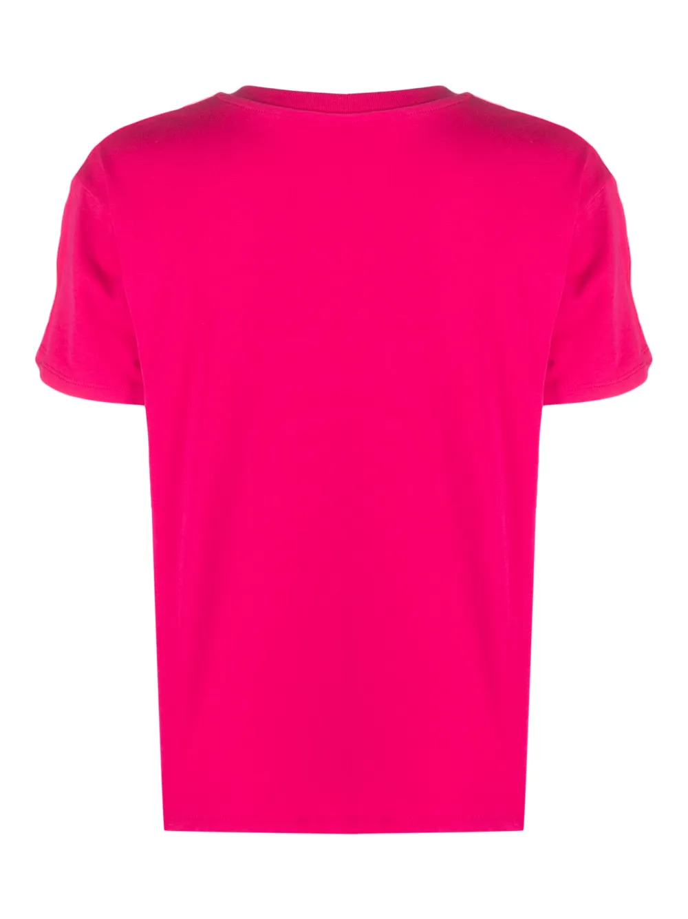 Moschino T-shirt met diepe ronde hals - Roze