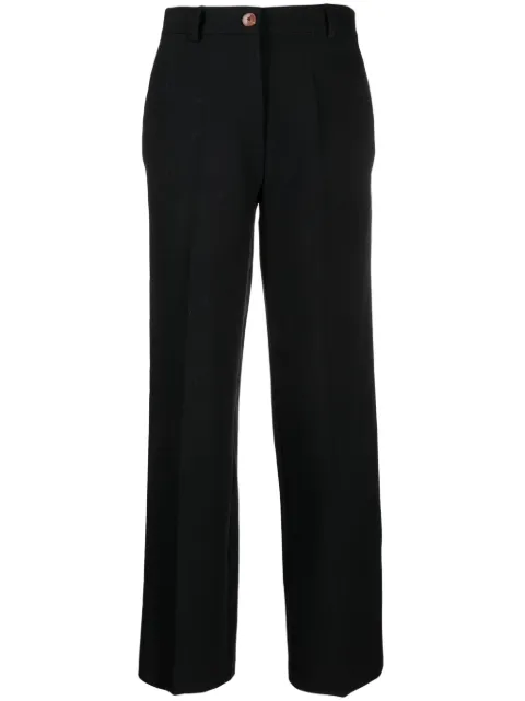 Alysi pressed-crease straight-leg trousers 