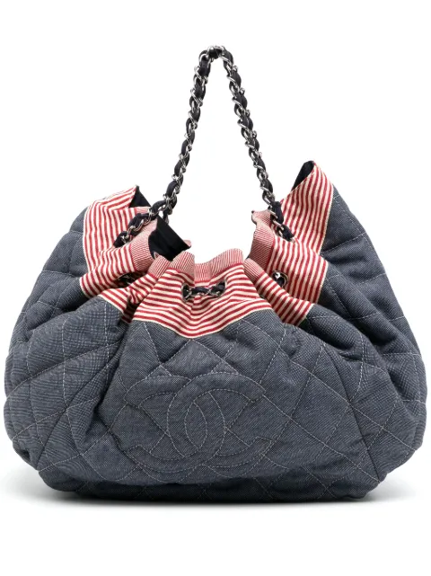 CHANEL Pre-Owned bolsa de hombro con capitonado de rombos 2009-2010