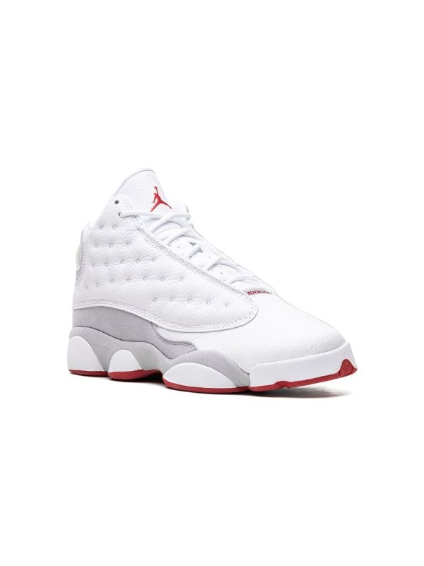 Air jordan 13 hot sale retro low white