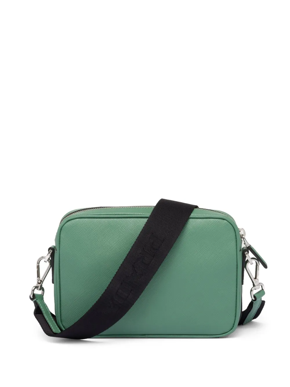 Prada Dark Green Leather Classic Laptop Bag Prada