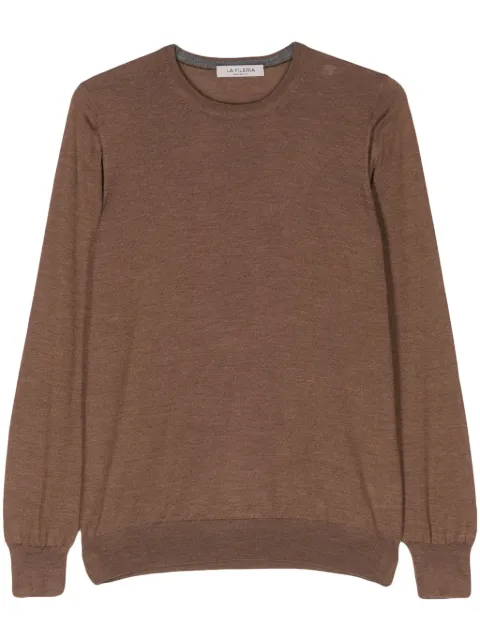 Fileria fine-knit brushed jumper