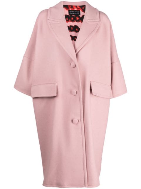 Gianluca Capannolo single-breasted wool-blend coat