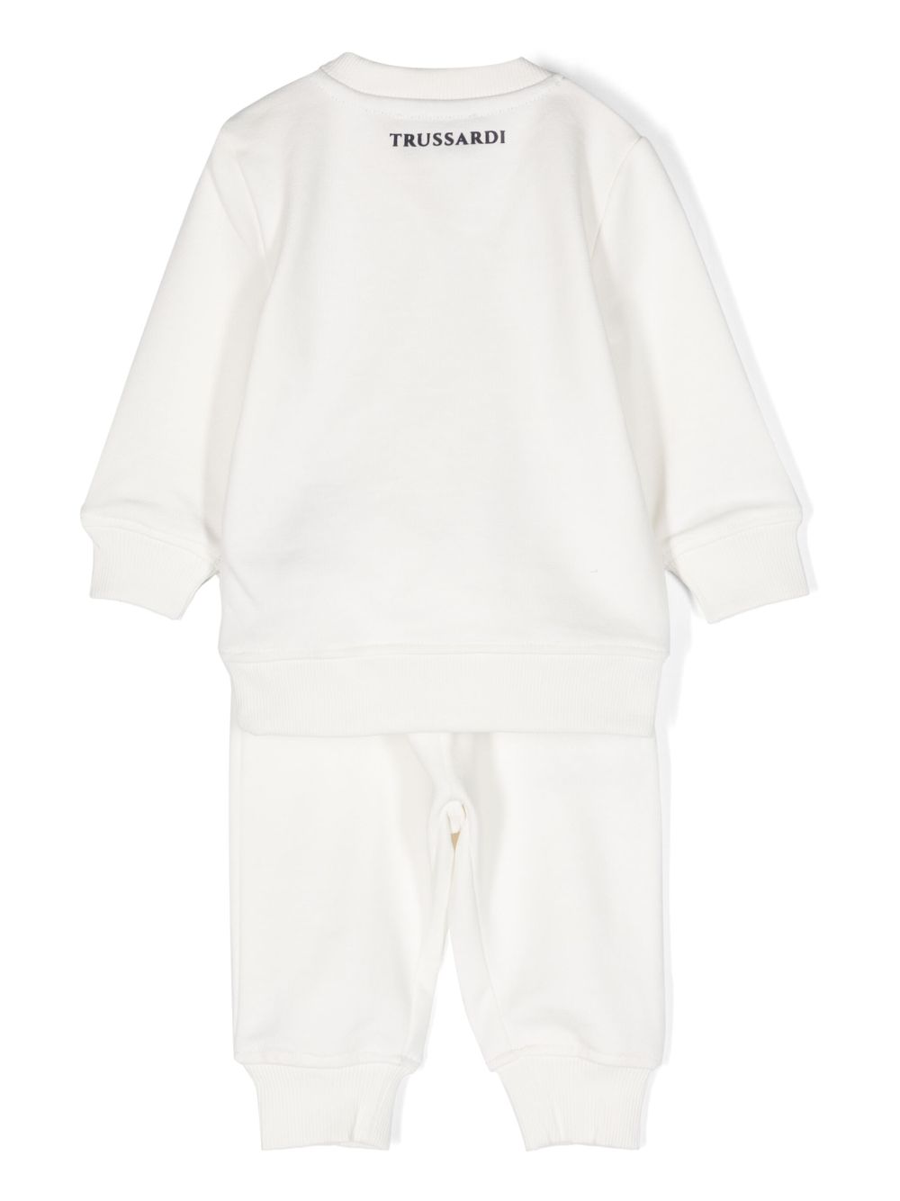 TRUSSARDI JUNIOR Trainingspak met geborduurd logo - Wit