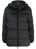 Moncler logo-patch padded-design jacket - Black