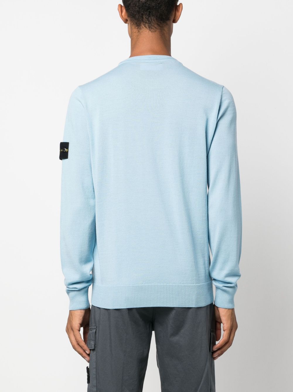 Stone Island Compass motif Wool Sweatshirt Farfetch