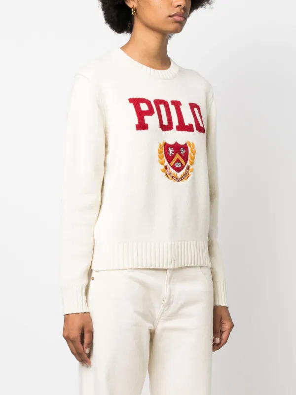 POLO RALPH LAUREN - Women's logo crew sweatshirt 