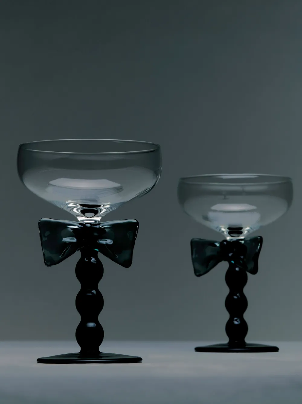 Maison Balzac Bow Coupes (set Of Two) In Nude