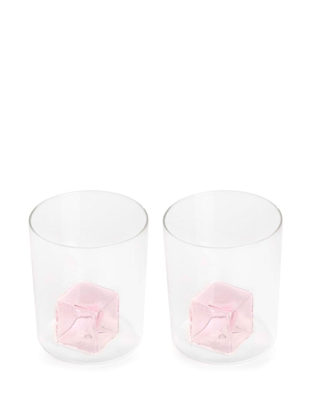 Maison Balzac Icecube Goblets (set van twee) - Beige