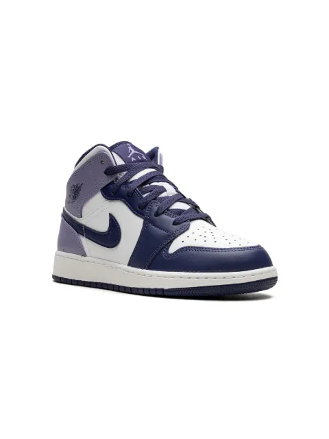 Jordan Kids Air Jordan 1 Mid "Blueberry" sneakers