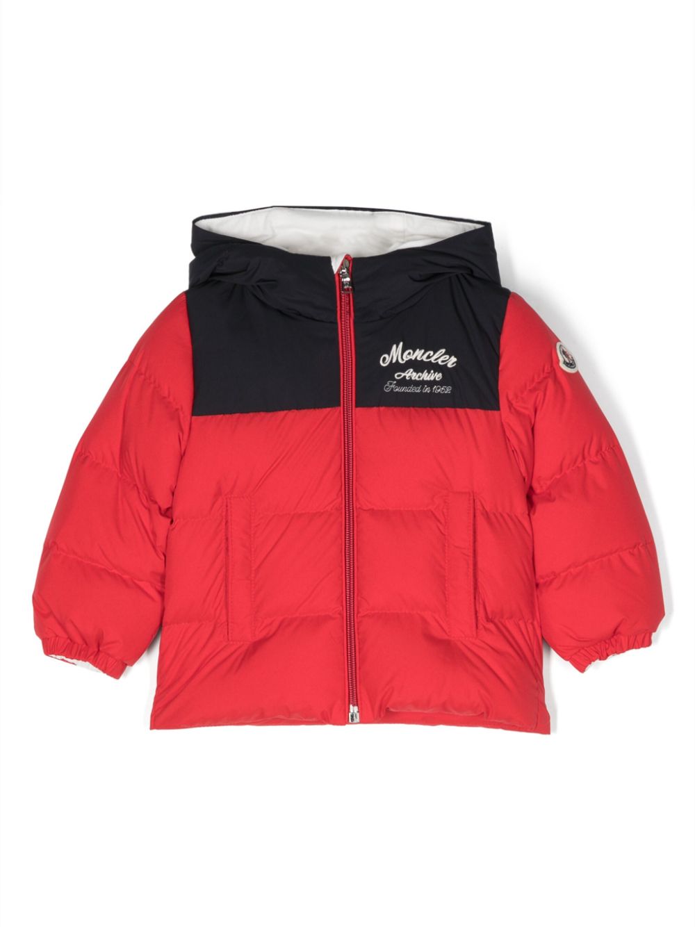 Moncler Enfant Joe logo-embroidered hooded jacket