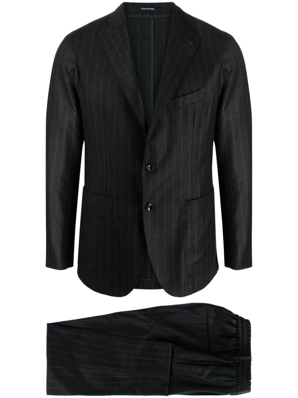 Tagliatore Pinstriped single-breasted Wool Suit - Farfetch