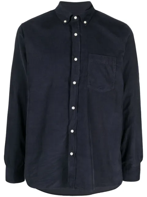 Officine Generale Arsene button-down collar corduroy shirt