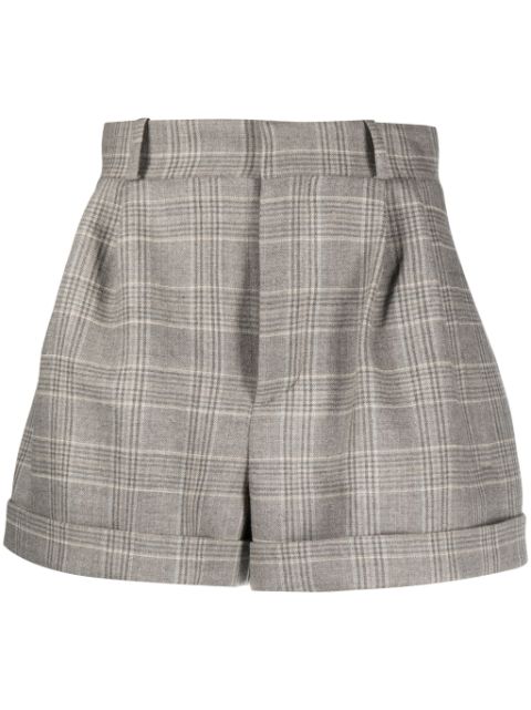 The Mannei Kudebi plaid-check shorts