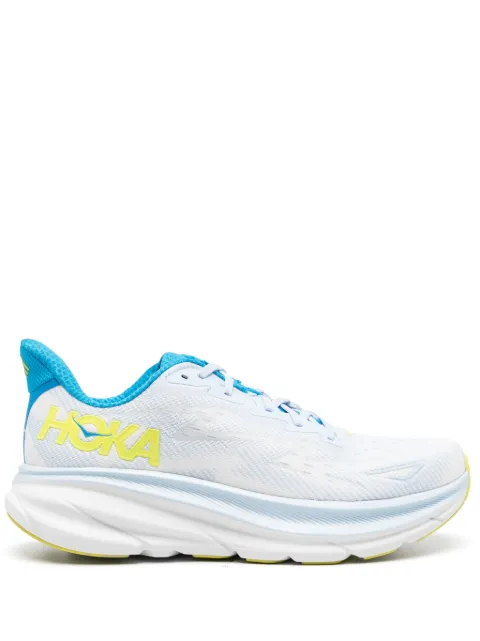 HOKA Clifton 9 mesh-panelling sneakers