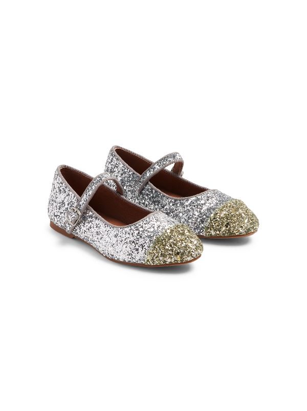 Ballerina cheap glitter shoes