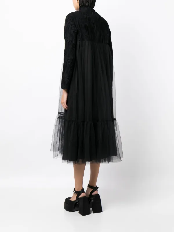 Noir Kei Ninomiya チュールオーバーレイ ドレス - Farfetch