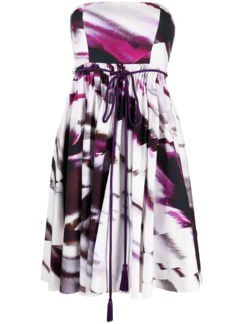 Gemy Maalouf off-shoulder flared midi dress 