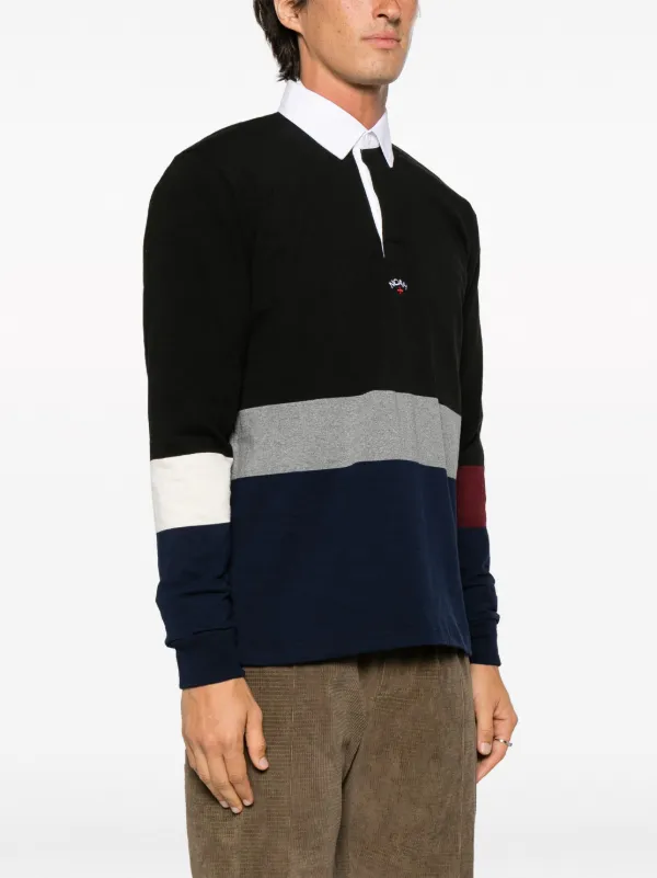 NOAH NY logo-embroidered long-sleeved Polo Shirt - Farfetch