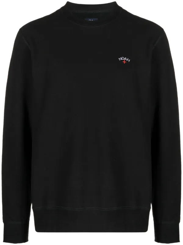 NOAH NY logo-embroidered Cotton Sweatshirt - Farfetch