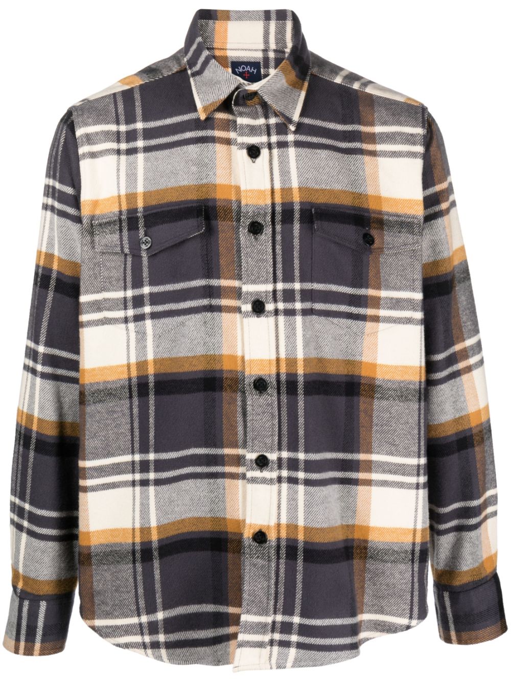 NOAH NY plaid-check Pattern Flannel Shirt - Farfetch