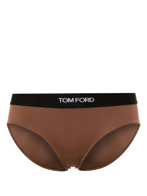 TOM FORD logo-waistband modal briefs