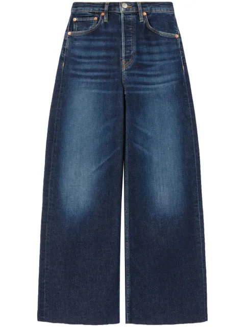 RE/DONE high-rise wide-leg jeans