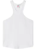 RE/DONE Racer Tank cotton tank top - White